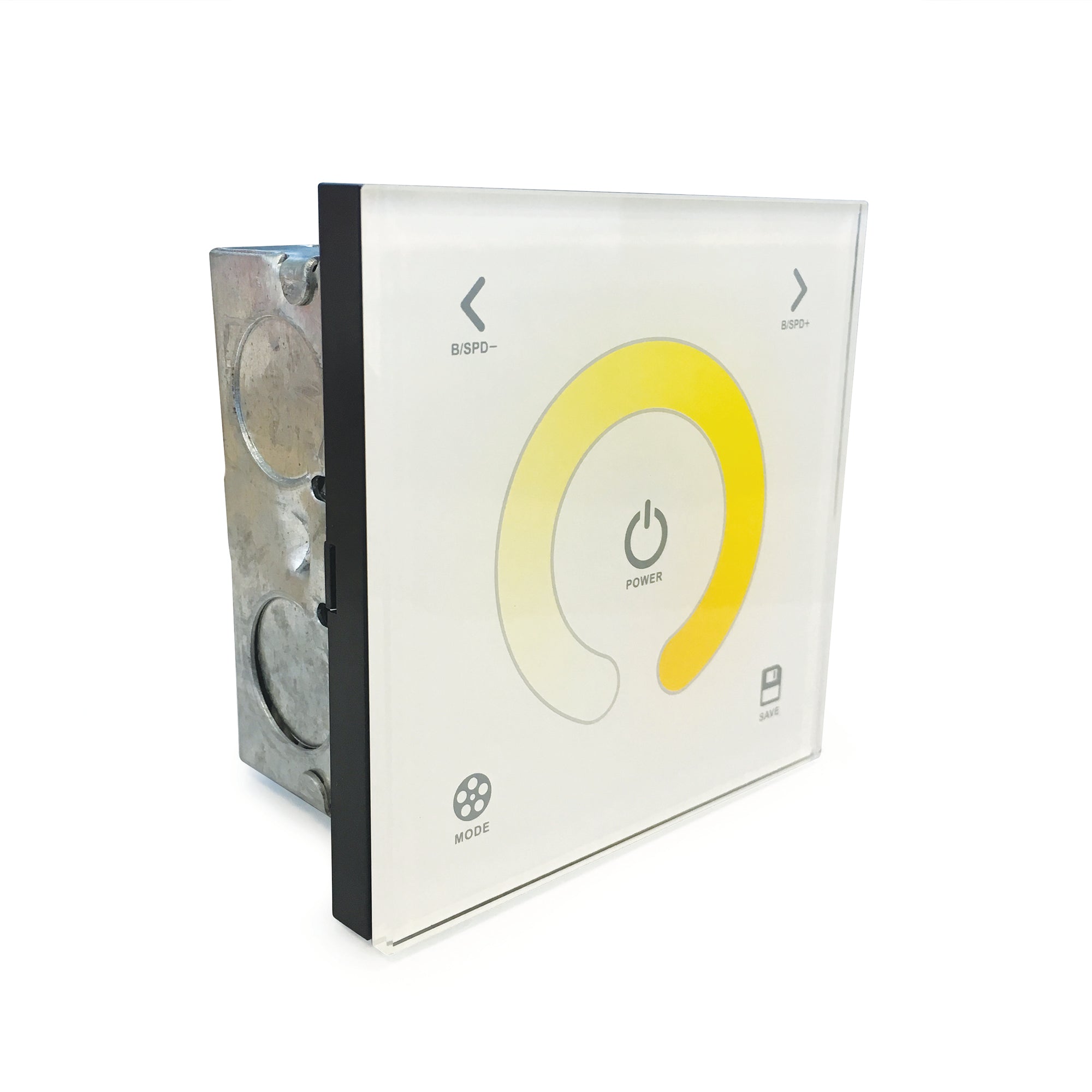 Nora Lighting NACCT-868 - Accent / Undercabinet - CCT Touch Pad Wall Controller for 24V CCT Color Tuning Tape Light