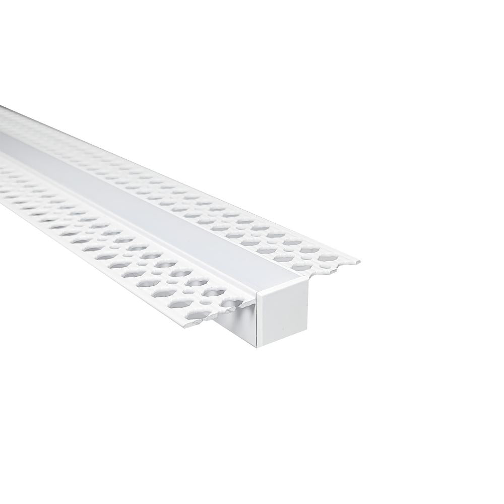 Nora Lighting NATL2-C29W 4’ Trimless Channel for Tape Lights, White Finish