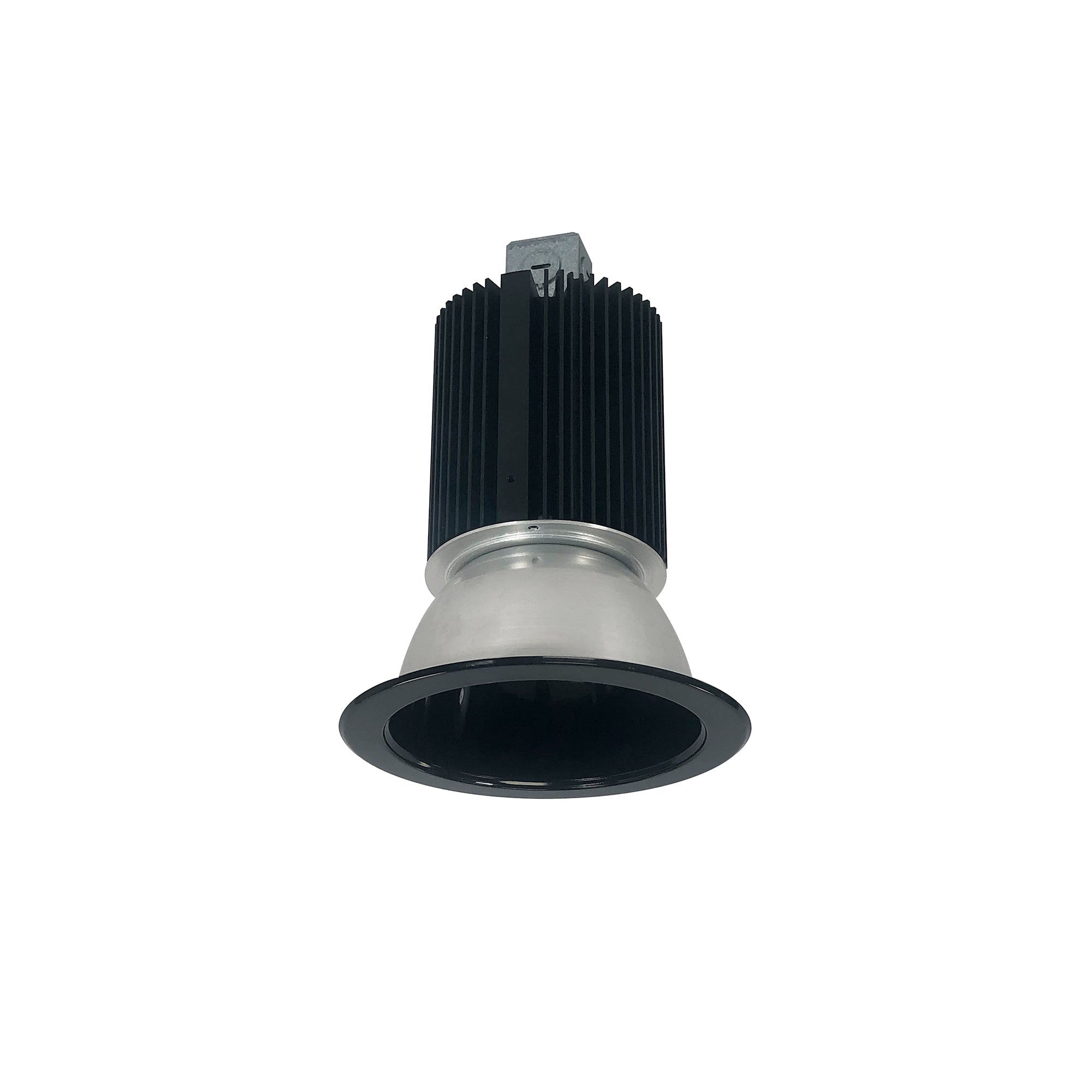 Nora Lighting NC2-431L2530SBSF - Recessed - 4 Inch Sapphire II Open Reflector, 2500lm, 3000K, 20-Degrees Spot, Black Self Flanged