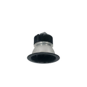 Nora Lighting NC2-431L0927SBSF - Recessed - 4 Inch Sapphire II Open Reflector, 900lm, 2700K, 20-Degrees Spot, Black Self Flanged