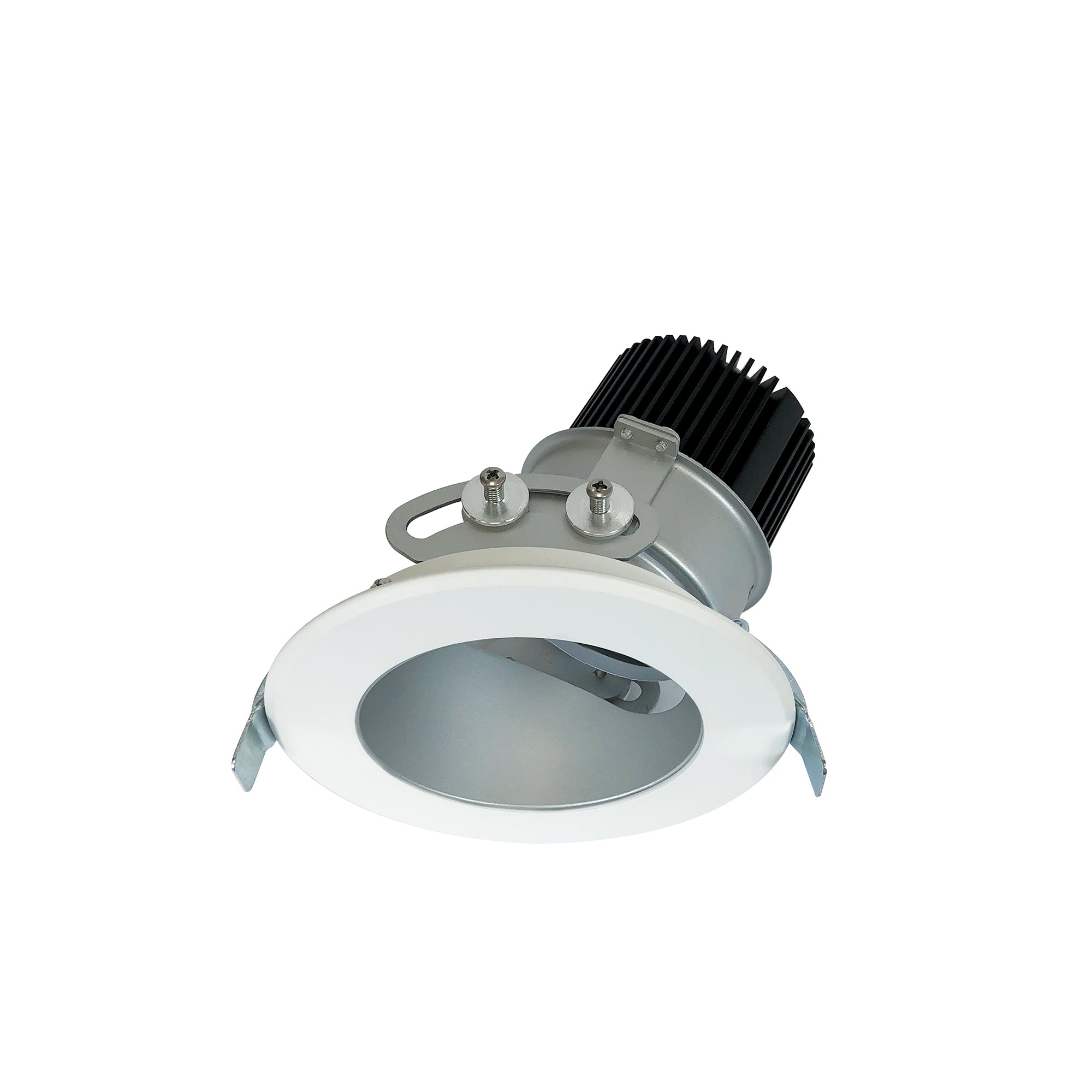 Nora Lighting NC2-439L0927SHWSF - Recessed - 4 Inch Sapphire II High Lumen Adjustable Downlight, Round 36-Degree Spot Reflector, 900lm, 2700K, Haze/White