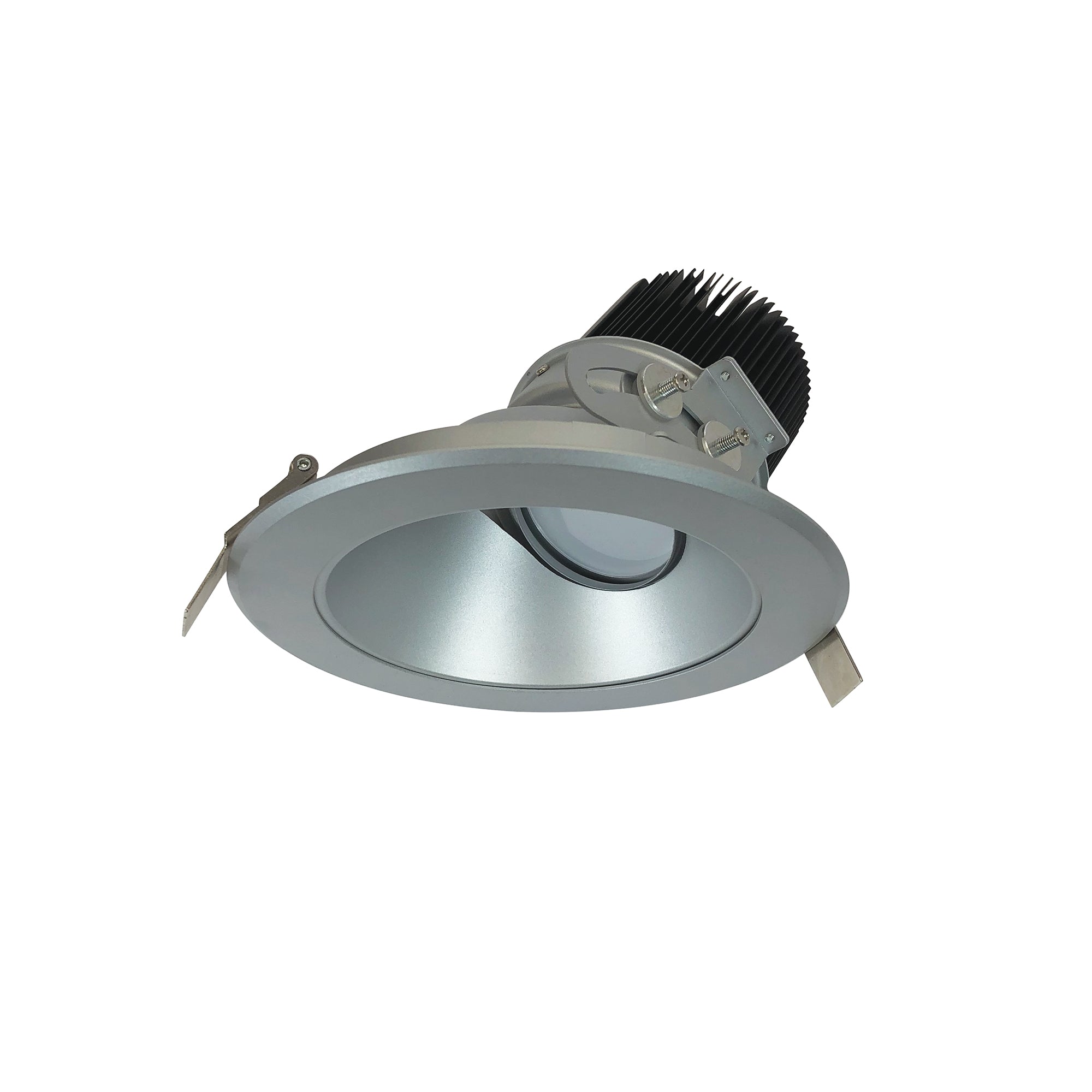 Nora Lighting NC2-639L0935FHSF - Recessed - 6 Inch Sapphire II High Lumen Adjustable Downlight, Round 70-Degree Flood Reflector, 900lm, 3500K, Haze Self-Flanged