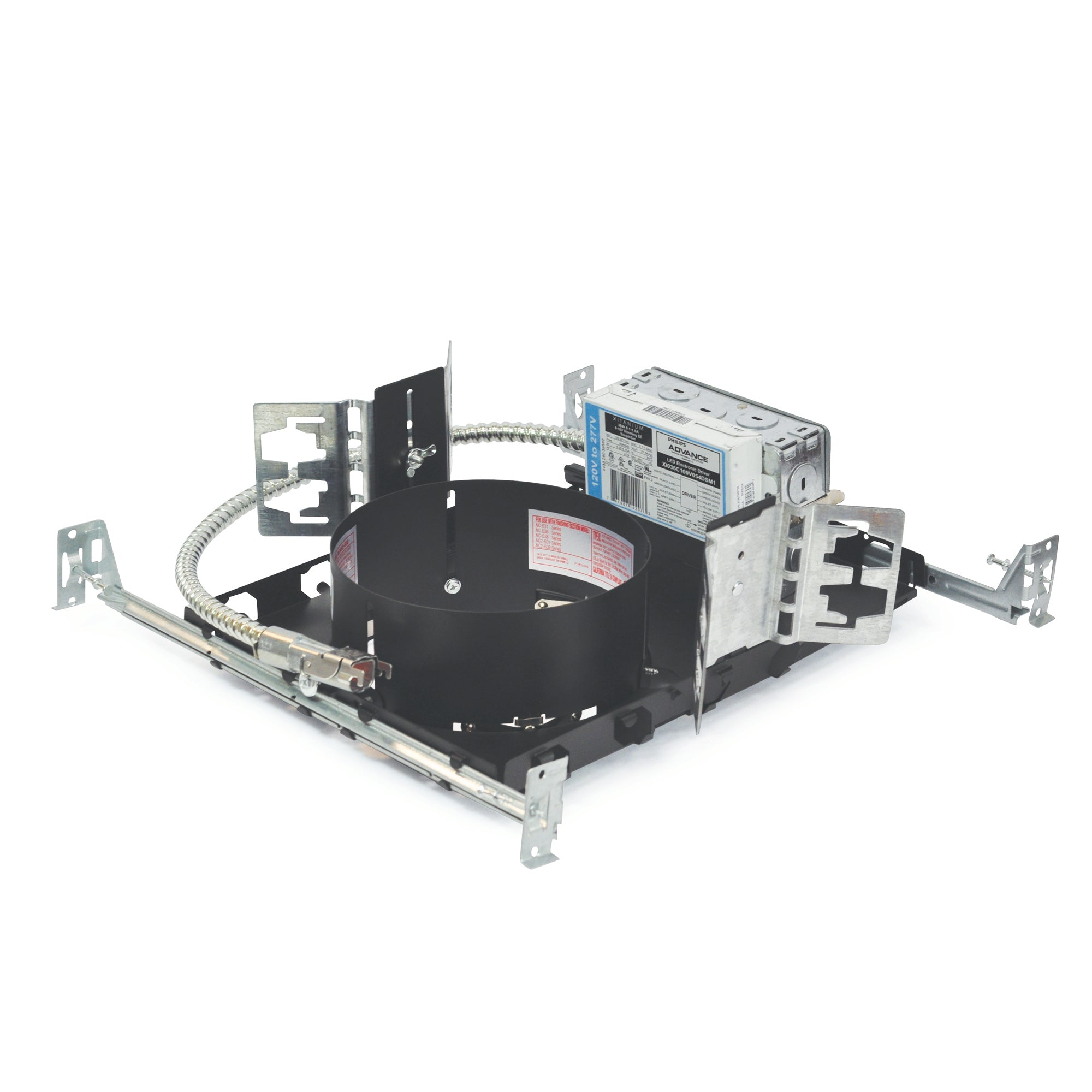 Nora Lighting NCAH2-630/15LE3 - Recessed - 6 Inch Sapphire II Universal New Construction Housing, 1500lm, 18W, 120V Triac Dimming