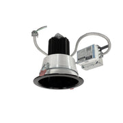 Nora Lighting NCR2-614530SE6BSF - Recessed - 6 Inch Sapphire II Retrofit Open Reflector, 4500lm, 60W, 3000K, 20-Degrees Spot, 120-277V 0-10V Dimming, Black Self Flanged