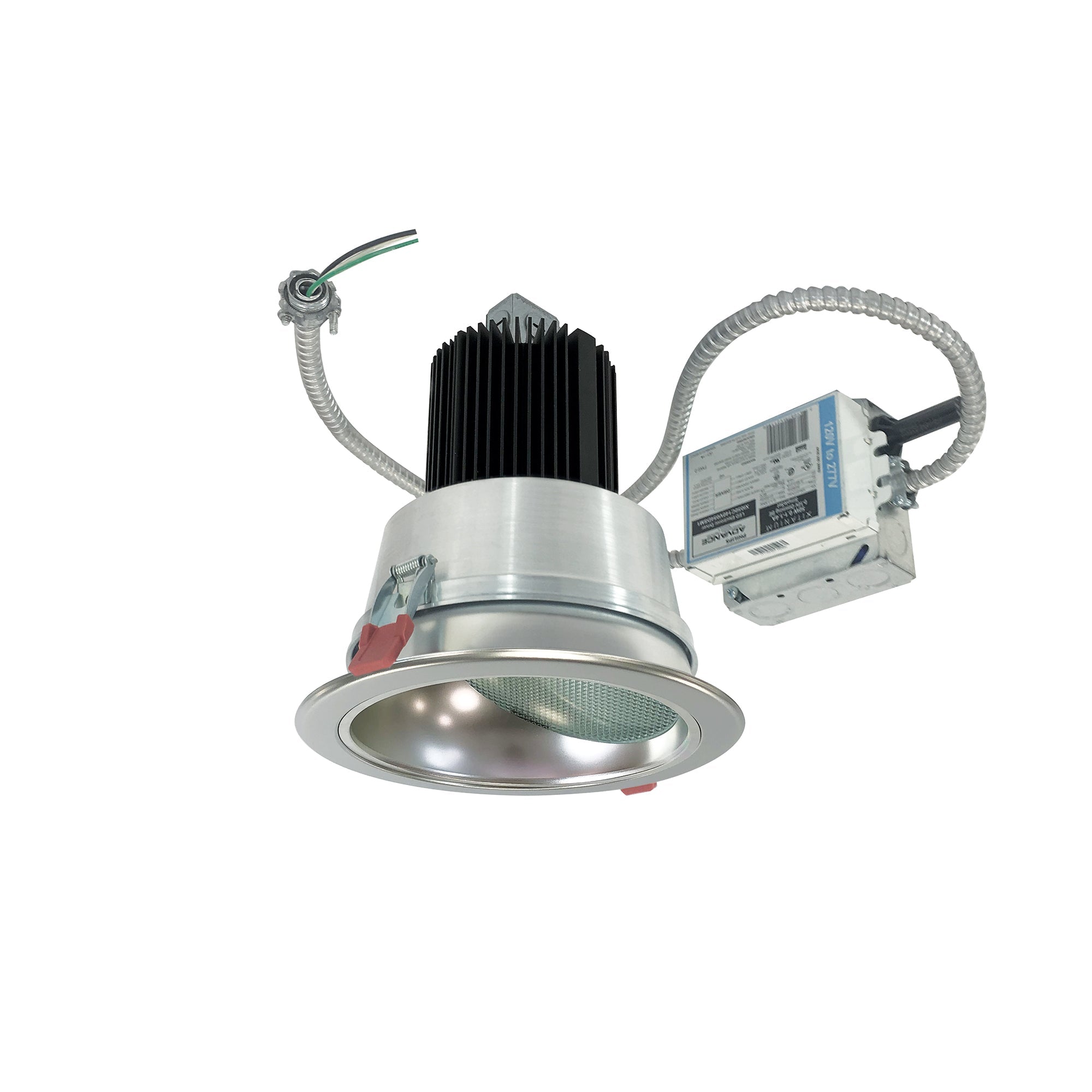 Nora Lighting NCR2-661527FE6DSF - Recessed - 6 Inch Sapphire II Retrofit Wall Wash, 1500lm, 18W, 2700K, 60-Degrees Flood, 120-277V 0-10V Dimming, Clear Diffused Self Flanged