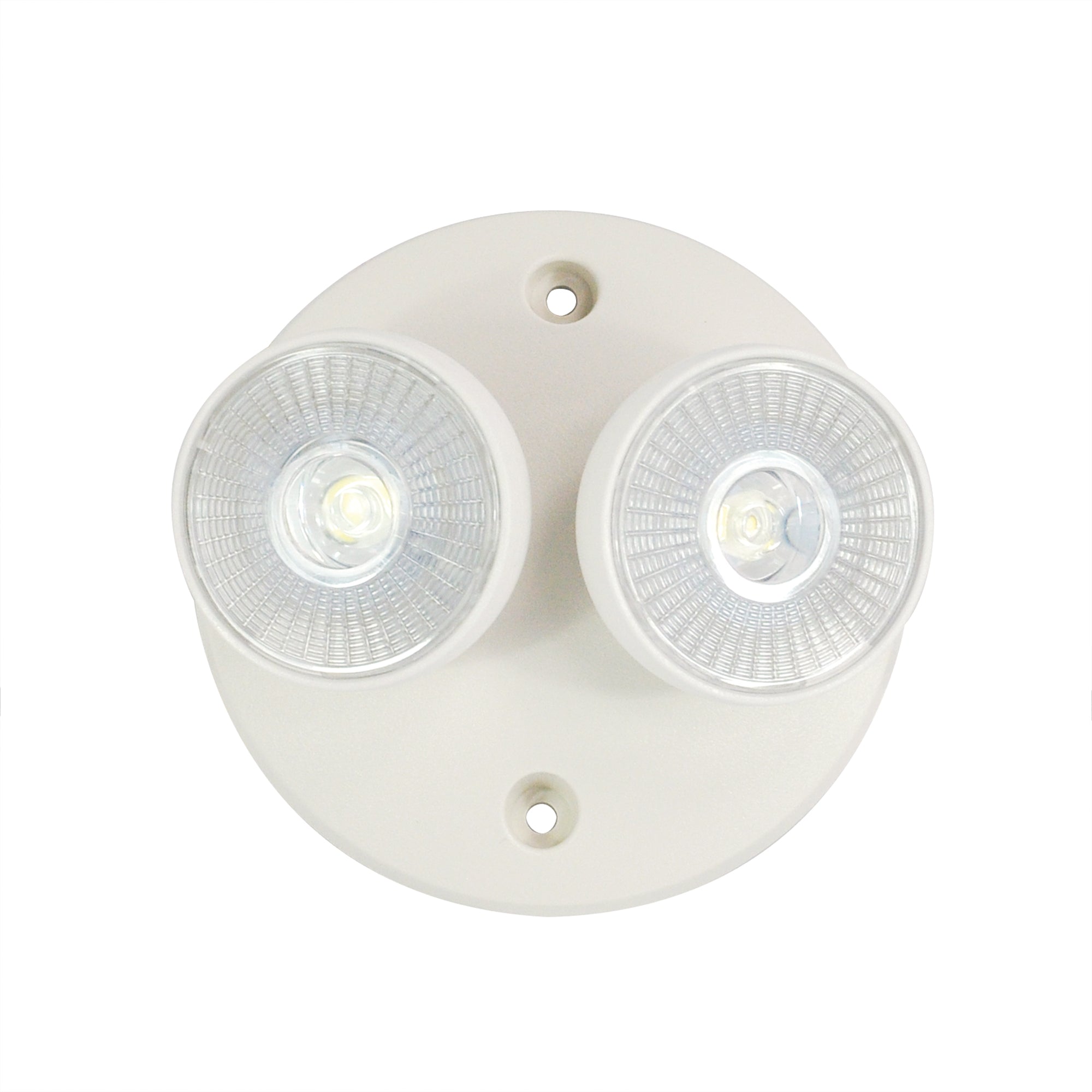 Nora Lighting NE-862LEDW - Recessed - Emergency LED Dual Head Remote, Wide Lens, 2x 1W, 90lm, White