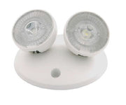 Nora Lighting NE-864LEDW - Recessed - Emergency LED Dual Head Remote, Wide Lens, 2x 2W, 180lm, White