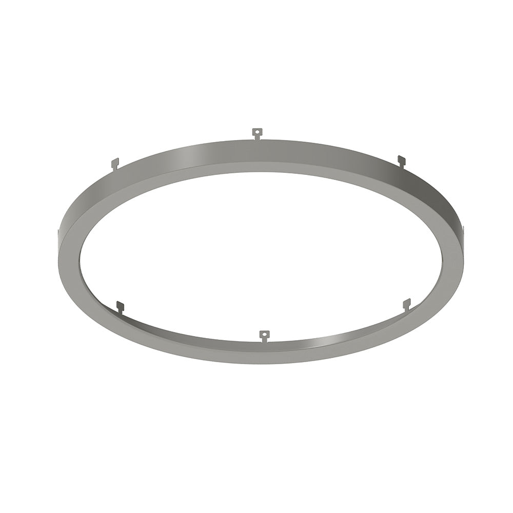 Nora Lighting NELO-12RB Surface 12″ Decorative Metal Ring for NELO-12RTWMPW, Black Finish.