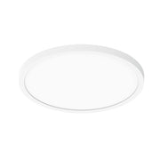 Nora Lighting NELO-12RTWMPW Surface 12″ ELO LED Surface Mount Luminaire with Selectable CCT, 1750lm / 24W, Matte Powder White Finish.