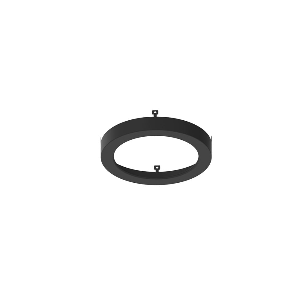 Nora Lighting NELO-4RB Surface 4″ Decorative Metal Ring for NELO-4RTWMPW, Black Finish.