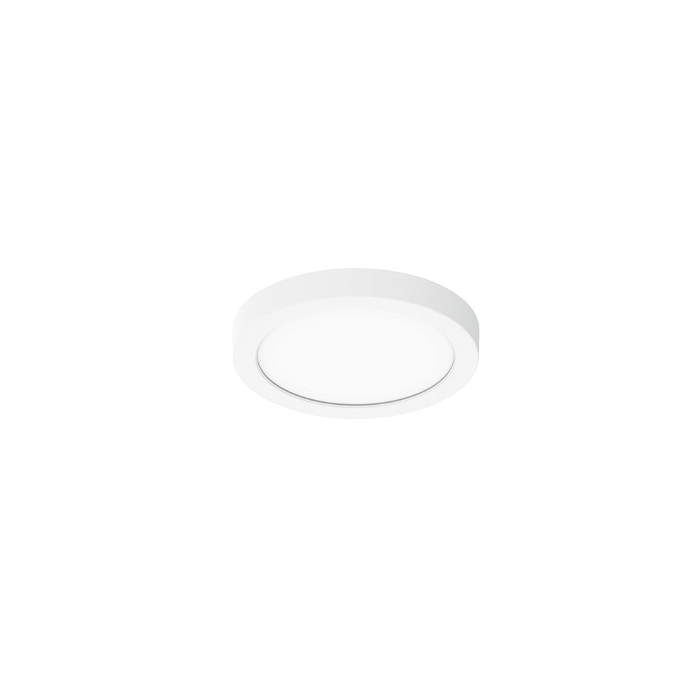 Nora Lighting NELO-4RTWMPW Surface 4″ ELO LED Surface Mount Luminaire with Selectable CCT, 850lm / 12W, Matte Powder White Finish.