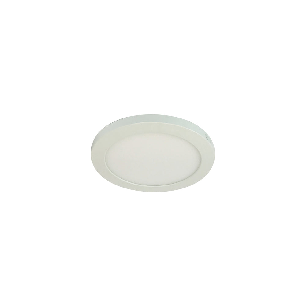 Nora Lighting NELOCAC-6R30W 6 ELO Surface Mounted LED, 700lm 12W, 3000K, 80+ CRI, 120V TriacELV Dimming, White