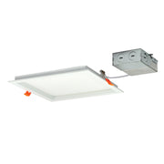 Nora Lighting NFLIN-S81540WWLE3 8 FLIN Square Recessed LED, 1400lm, 4000K, 20W, 120V TriacELV Dimming, White