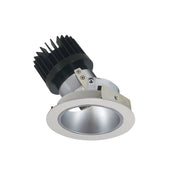 Nora Lighting NIO-4RD50XHW/HL - Recessed - 4 Inch Iolite LED Round Adjustable Deep Reflector, 1500lm/2000lm (varies by housing), 5000K, Haze Reflector / White Flange