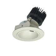Nora Lighting NIO-4RD30XWW/HL - Recessed - 4 Inch Iolite LED Round Adjustable Deep Reflector, 1500lm/2000lm (varies by housing), 3000K, White Reflector / White Flange