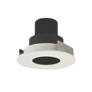 Nora Lighting NIO-4RPH35QMPW - Recessed - 4 Inch Iolite LED Round Pinhole, 10-Degree Optic, 800lm / 12W, 3500K, Matte Powder White Pinhole / Matte Powder White Flange