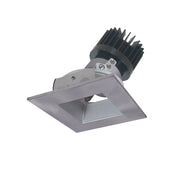 Nora Lighting NIO-4SDSQ35XHN/HL - Recessed - 4 Inch Iolite LED Square Adjustable Reflector with Square Aperture, 1500lm/2000lm (varies by housing), 3500K, Haze Reflector / Natural Metal Flange
