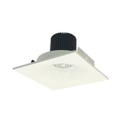 Nora Lighting NIO-4SNB30XWW/10 - Recessed - 4 Inch Iolite LED Square Bullnose, 1000lm / 14W, 3000K, White Finish