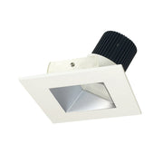 Nora Lighting NIO-4SW50XHW - Recessed - 4 Inch Iolite LED Square Wall Wash, 800lm / 14W, 5000K, Haze Reflector / White Flange
