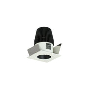 Nora Lighting NIOB-1SNG40XBW - Recessed - 1 Inch Iolite LED BWF Square Reflector with Round Aperture, 600lm, 4000K, Black Reflector with Round Aperture / White Flange