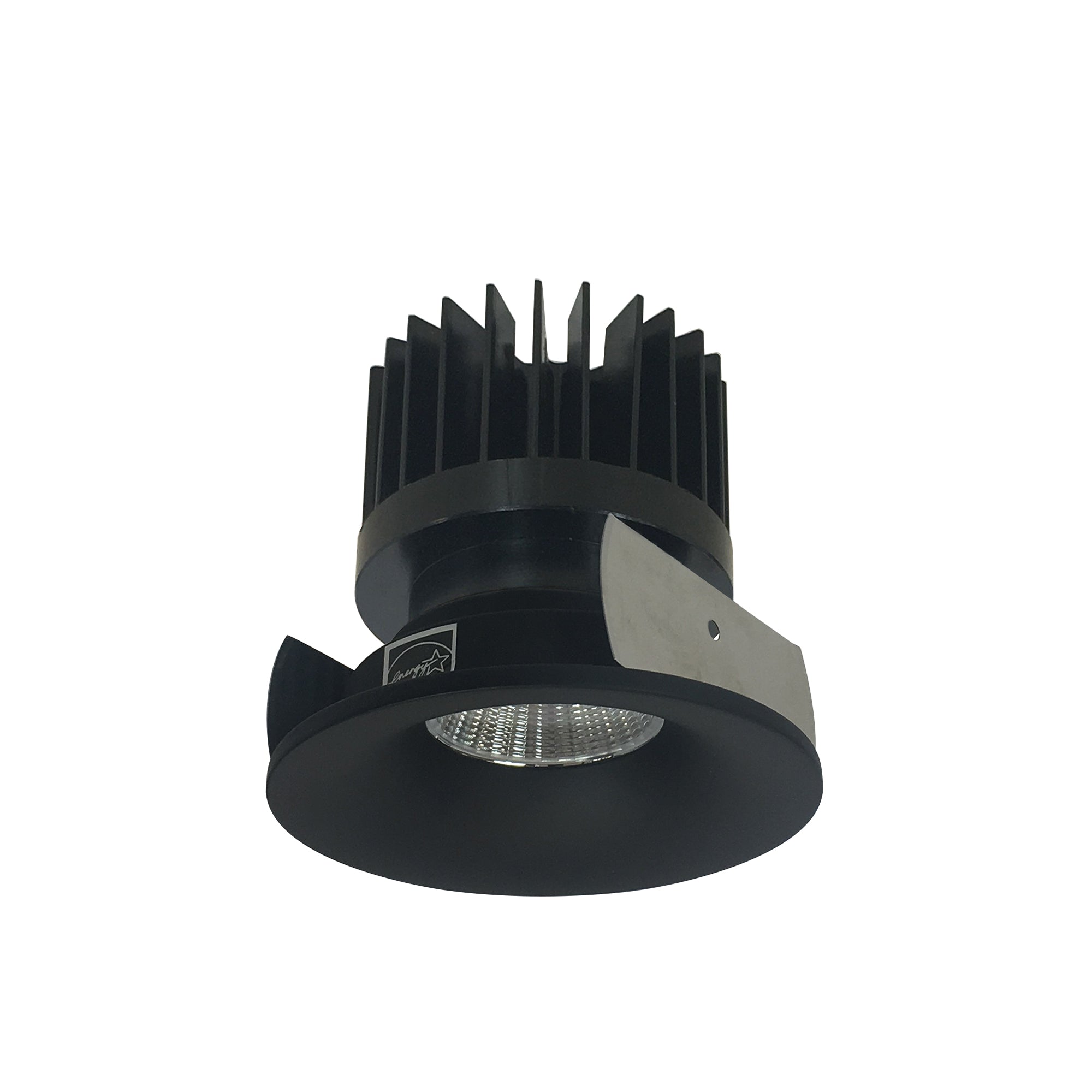 Nora Lighting NIOB-2RNB40XBB/HL - Recessed - 2 Inch Iolite LED Round Bullnose, 1500lm/2000lm/2500lm (varies by housing), 4000K, Black Finish