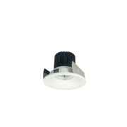 Nora Lighting NIOB-2RNB50XMPW/10 - Recessed - 2 Inch Iolite LED Round Bullnose, 1000lm / 14W, 5000K, Matte Powder White Finish