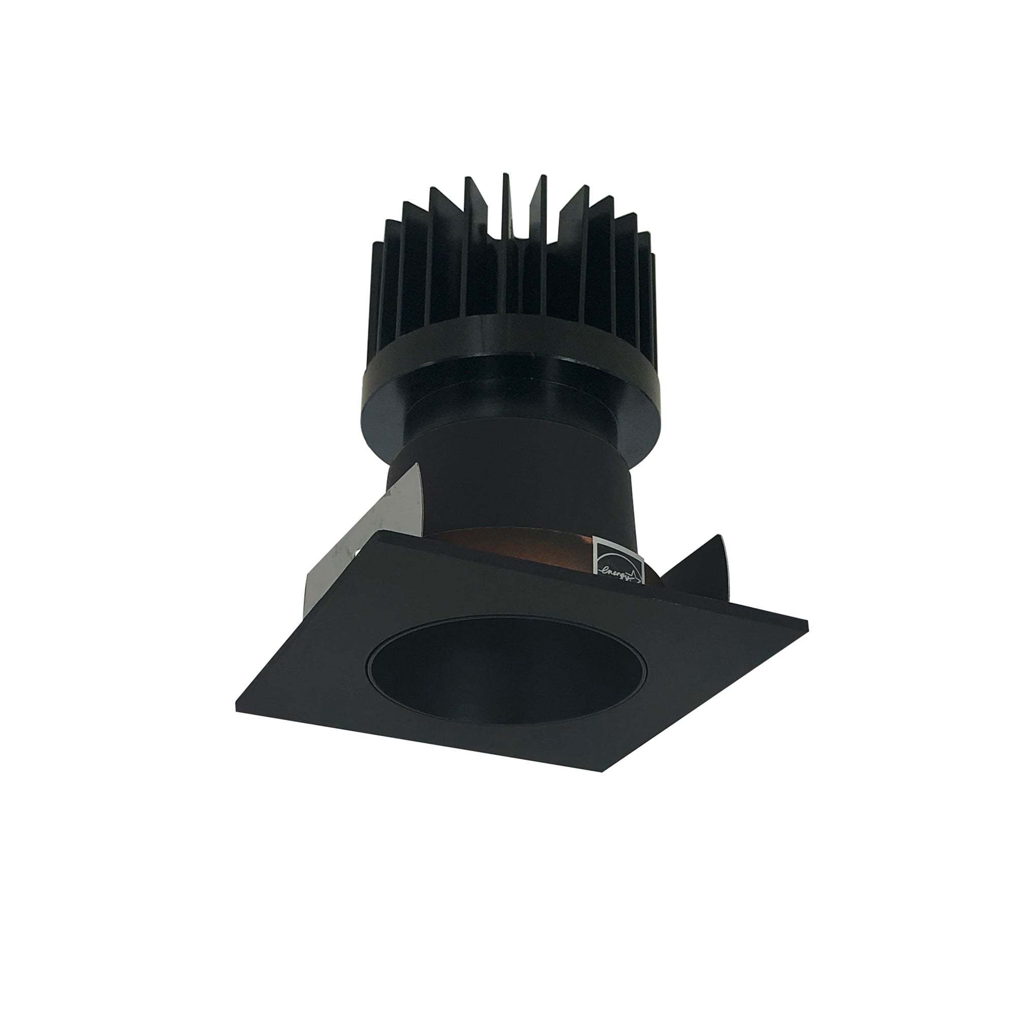 Nora Lighting NIOB-2SNDC50XBZ/HL - Recessed - 2 Inch Iolite LED Square Reflector with Round Aperture, 1500lm/2000lm/2500lm (varies by housing), 5000K, Bronze Reflector / Bronze Flange