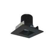Nora Lighting NIOB-2SNDSQ50XBB - Recessed - 2 Inch Iolite LED Square Reflector with Square Aperture, 800lm / 14W, 5000K, Black Reflector / Black Flange