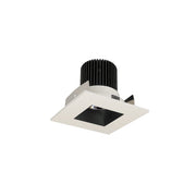 Nora Lighting NIOB-2SNDSQ35QBW - Recessed - 2 Inch Iolite LED Square Reflector with Square Aperture, 10-Degree Optic, 800lm / 12W, 3500K, Black Reflector / White Flange