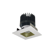 Nora Lighting NIOB-2SNDSQ50XCHMPW/HL - Recessed - 2 Inch Iolite LED Square Reflector with Square Aperture, 1500lm/2000lm/2500lm (varies by housing), 5000K, Champagne Haze Reflector / Matte Powder White Flange