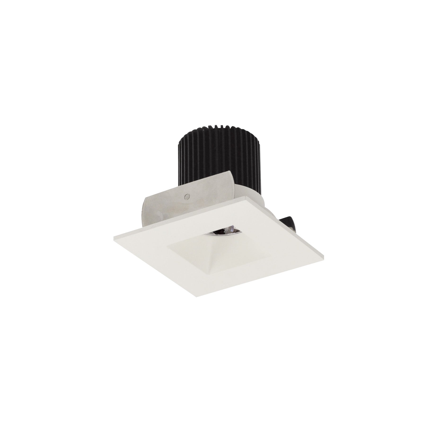 Nora Lighting NIOB-2SNDSQ35QWW - Recessed - 2 Inch Iolite LED Square Reflector with Square Aperture, 10-Degree Optic, 800lm / 12W, 3500K, White Reflector / White Flange
