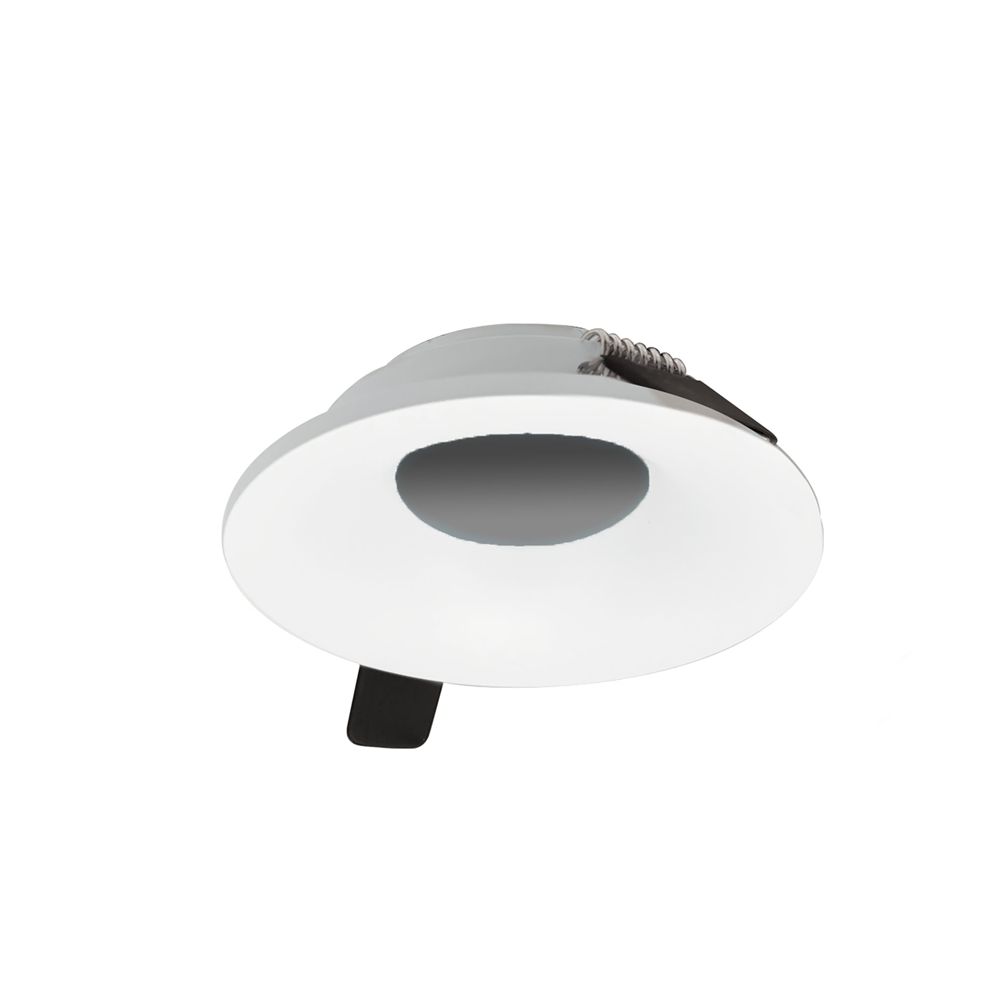 Nora Lighting NIOC-2RNBMPW - Recessed - 2 Inch Iolite Can-less Round Bullnose Trim, Matte Powder White finish