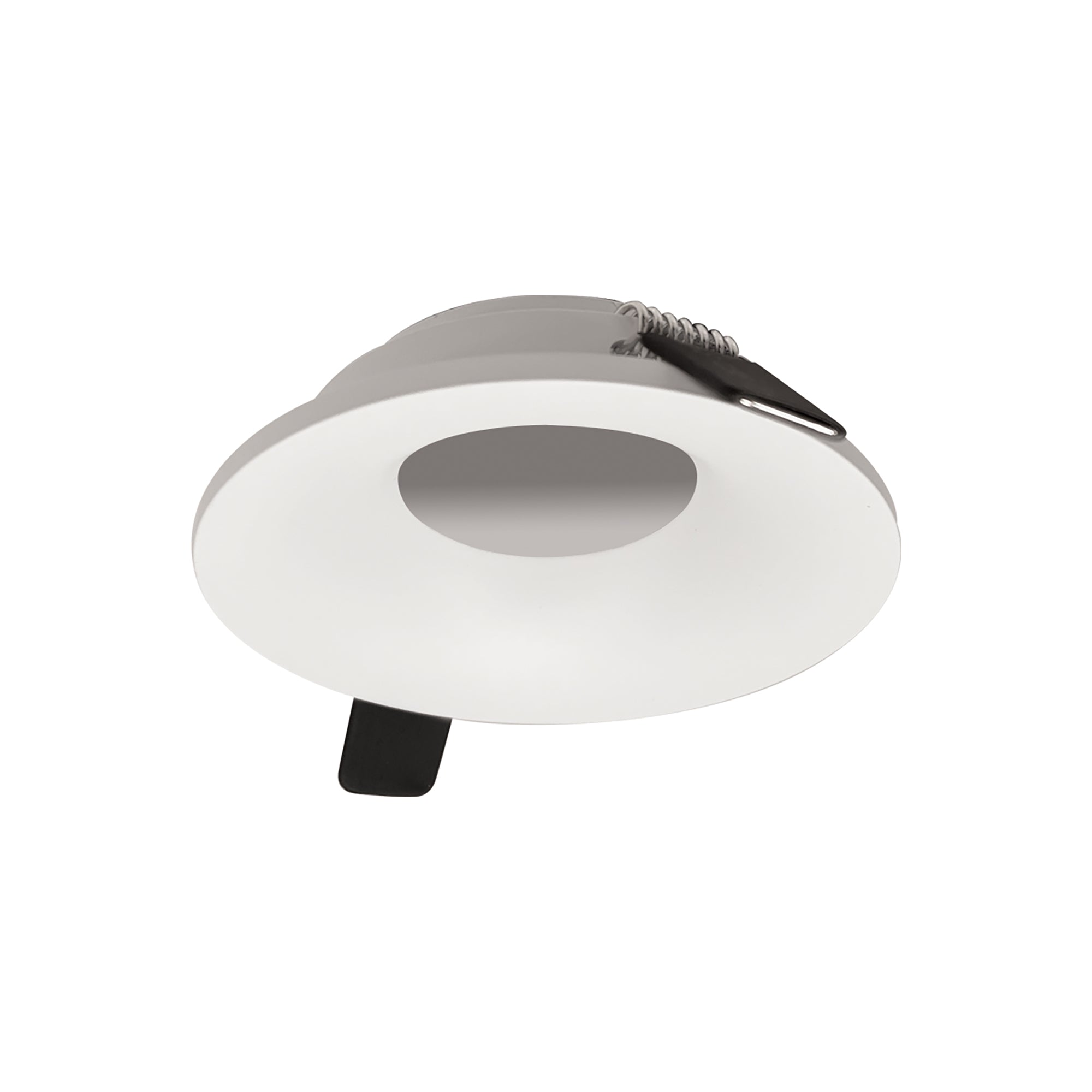 Nora Lighting NIOC-2RNBWW - Recessed - 2 Inch Iolite Can-less Round Bullnose Trim, White finish