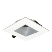 Nora Lighting NIOC-2SNDSQHW - Recessed - 2 Inch Iolite Can-less Square Downlight Trim, Haze Reflector / White Flange