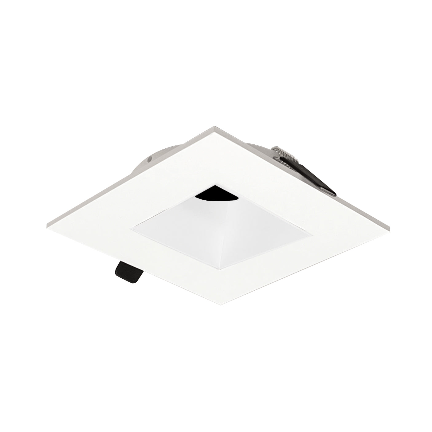 Nora Lighting NIOC-2SNDSQWW - Recessed - 2 Inch Iolite Can-less Square Downlight Trim, White finish