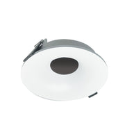Nora Lighting NIOC-4RNBMPW - Recessed - 4 Inch Iolite Can-less Round Bullnose Trim, Matte Powder White finish