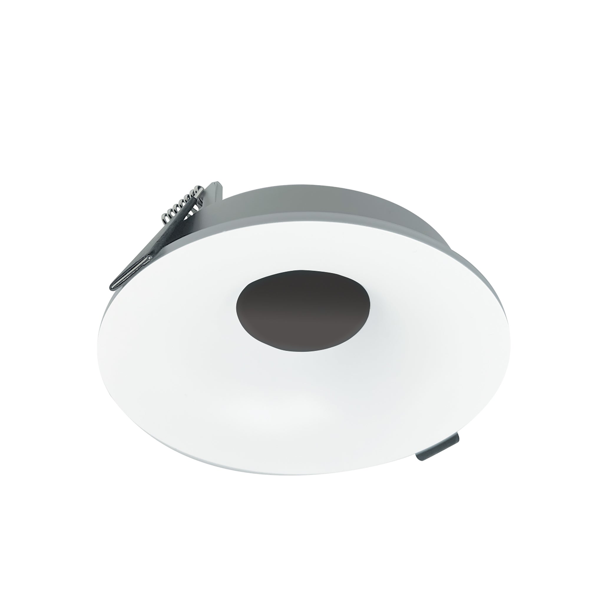 Nora Lighting NIOC-4RNBMPW - Recessed - 4 Inch Iolite Can-less Round Bullnose Trim, Matte Powder White finish