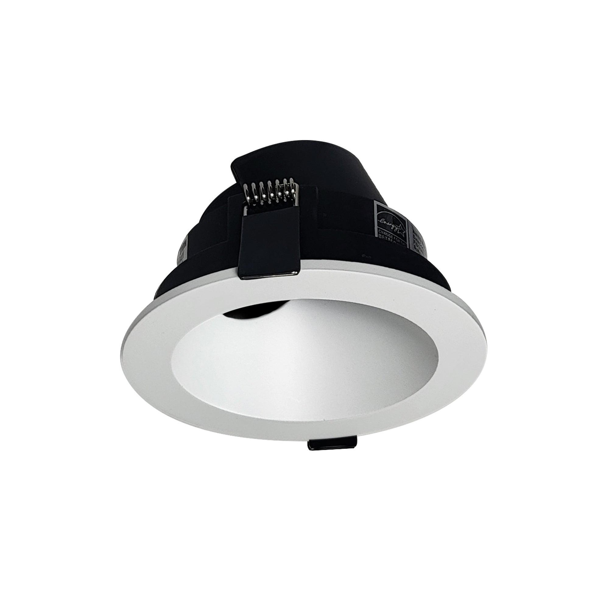 Nora Lighting NIOC-4RSLAMPW - Recessed - 4 Inch Iolite Can-less Adjustable Slot Trim, Matte Powder White finish