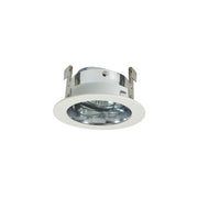 Nora Lighting NL-3312CW - Recessed - 3 Inch Adjustable Reflector with Metal Ring, Chrome/White