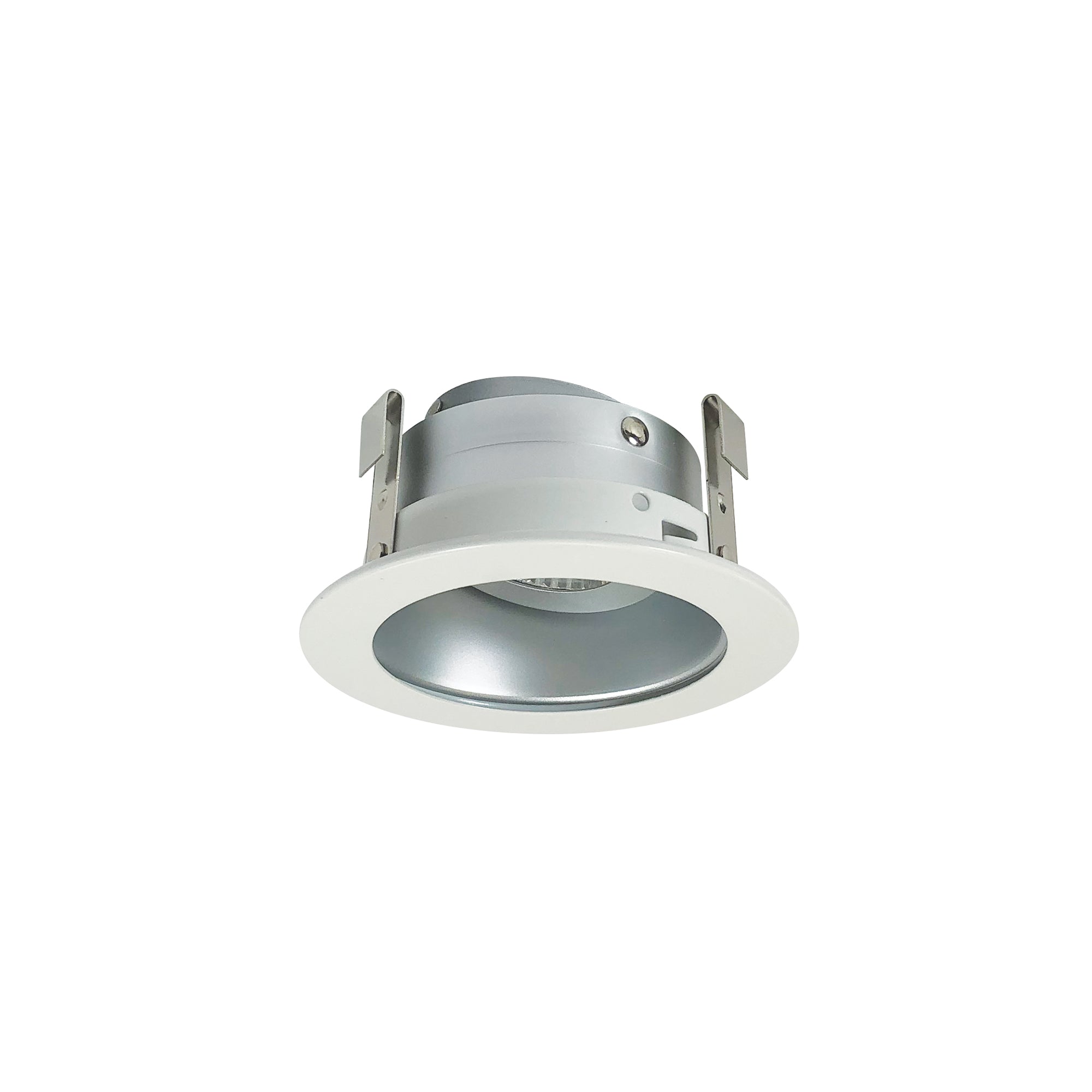 Nora Lighting NL-3312HZW - Recessed - 3 Inch Adjustable Reflector with Metal Ring, Haze/White