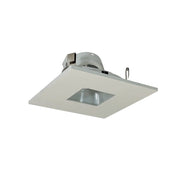 Nora Lighting NL-4855WW - Recessed - 4 InchSQ W/2 InchSQ HOLE,ADJ,WH REF,WH SQTRIM