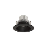 Nora Lighting NLCBC2-45240BB/10LE4 - Recessed - 4 Inch Cobalt Click LED Retrofit, Baffle, 1000lm / 12W, 4000K, Black Baffle / Black Flange, 120V-277V input; Triac / ELV / 0-10V dimming
