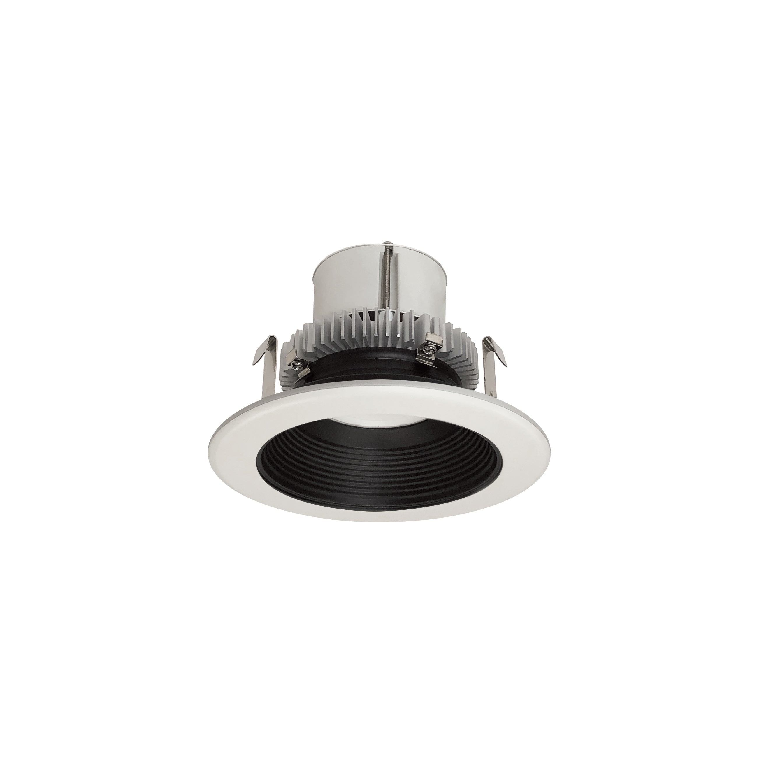 Nora Lighting NLCBC2-45240BW/10 - Recessed - 4 Inch Cobalt Click LED Retrofit, Baffle, 1000lm / 12W, 4000K, Black Baffle / White Flange
