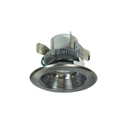 Nora Lighting NLCBC2-45227NN/ALE4 - Recessed - 4 Inch Cobalt Click LED Retrofit, Baffle, 750lm / 10W, 2700K, Natural Metal Baffle / Natural Metal Flange, 120V-277V input; Triac / ELV / 0-10V dimming