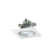 Nora Lighting NLCBC2-453CDHZW/A - Recessed - 4 Inch Cobalt Click LED Retrofit, Square Reflector with Round Aperture, 750lm / 10W, Comfort Dim, Haze Reflector / Matte Powder White Flange