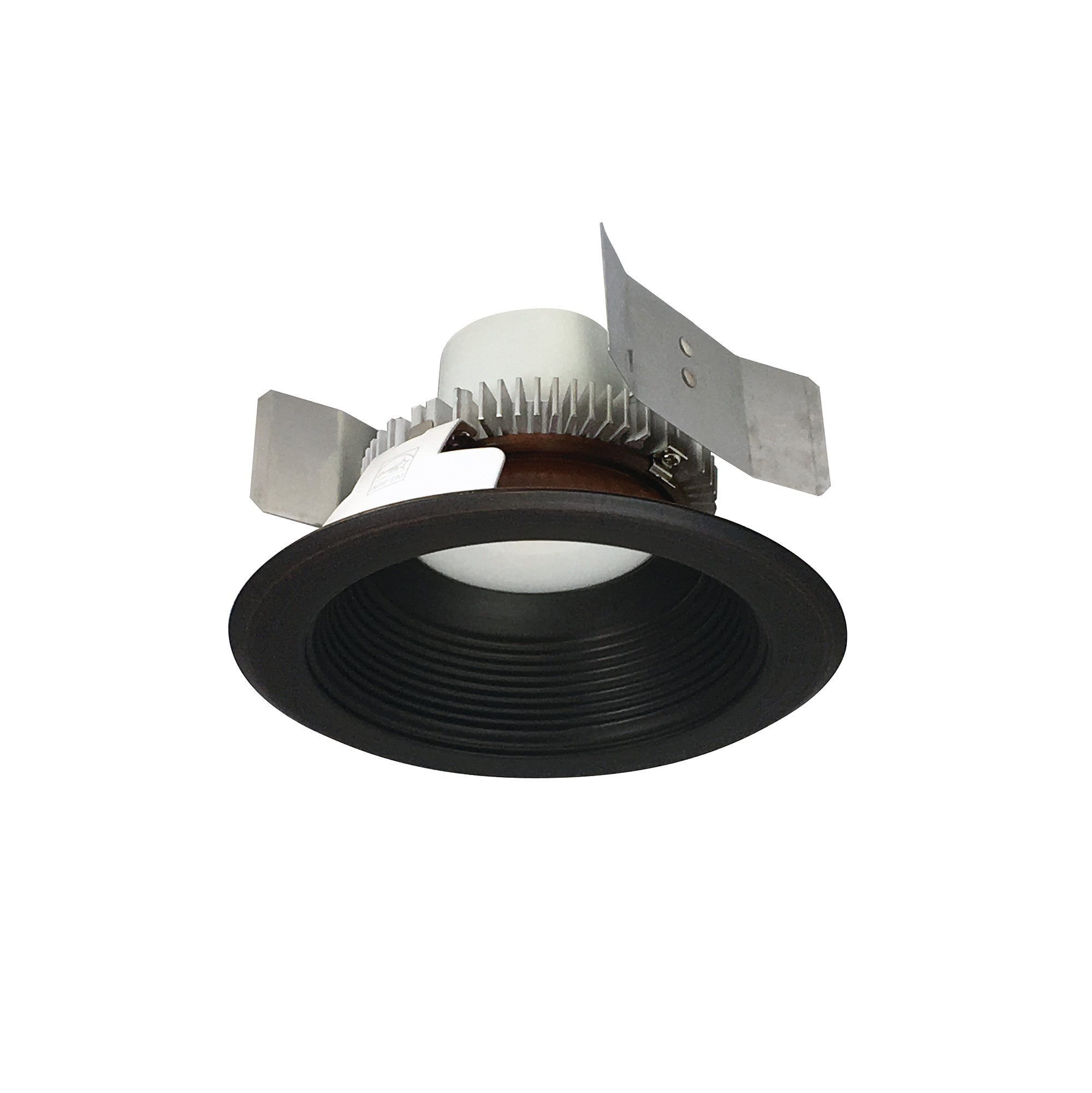 Nora Lighting NLCBC2-55227BZBZ/ALE4 - Recessed - 5 Inch Cobalt Click LED Retrofit, Baffle, 750lm / 10W, 2700K, Bronze Baffle / Bronze Flange, 120V-277V input; Triac / ELV / 0-10V dimming