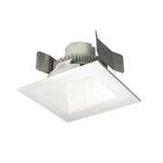 Nora Lighting NLCBC2-55630WW/10 - Recessed - 5 Inch Cobalt Click LED Retrofit, Square Reflector, 1000lm / 12W, 3000K, White Reflector / White Flange