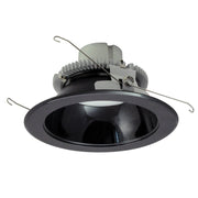 Nora Lighting NLCBC2-65130BB/10LE4EM - Recessed - 6 Inch Cobalt Click LED Retrofit, Round Reflector, 1000lm / 12W, 3000K, Black Reflector / Black Flange, 120V-277V input; Triac / ELV / 0-10V dimming, Pre-Wired for Emergency
