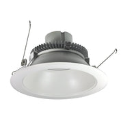 Nora Lighting NLCBC2-65135WW/10LE4EM - Recessed - 6 Inch Cobalt Click LED Retrofit, Round Reflector, 1000lm / 12W, 3500K, White Reflector / White Flange, 120V-277V input; Triac / ELV / 0-10V dimming, Pre-Wired for Emergency