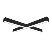 Nora Lighting NLINSW-X334B - Linear -  InchX Inch Shaped L-Line LED Direct Linear w/ Selectable Wattage & CCT, Black Finish